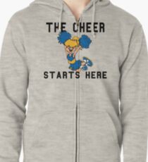 Cheerleading "The Cheer Starts Here" Zipped Hoodie
