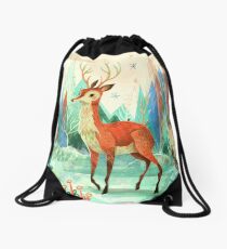 Deer Drawstring Bag