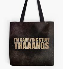 Bolsa de tela Llevando cosas. Thaaangs