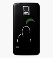 Chikorita Silhouette Case/Skin for Samsung Galaxy
