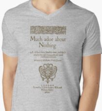 Shakespeare. Much adoe about nothing, 1600 Men's V-Neck T-Shirt