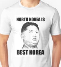 Camiseta unisex Corea del Norte es la mejor Corea