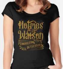 Holmes & Watson Women's Fitted Scoop T-Shirt