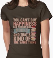 Books=Happiness Women's Fitted T-Shirt