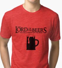 Lord of the Beers - Fellowship of the Beer Tri-blend T-Shirt