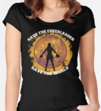 Cheerleader Women's Fitted Scoop T-Shirt