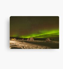 Aurora with Foreground Canvas Print