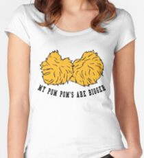 Cheerleader POM POMs Women's Fitted Scoop T-Shirt