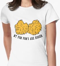 Cheerleader POM POMs Women's Fitted T-Shirt