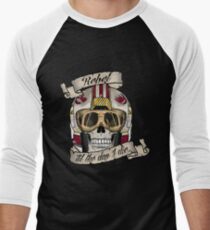 Rebel for Life Men's Baseball ¾ T-Shirt