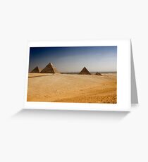 Gizah Pyramids Greeting Card