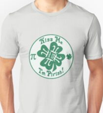 Kiss Me I'm Pirish Unisex T-Shirt