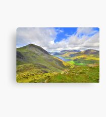 The Lake District: Overlooking Buttermere Canvas Print