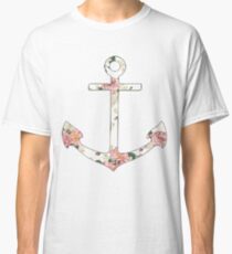Floral Anchor 1 Classic T-Shirt
