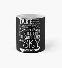 Taza Cita de la canción Firefly Theme (versión blanca)