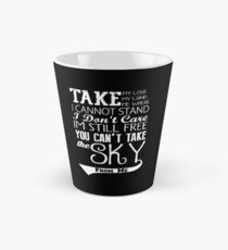 Firefly Theme song quote (white version) Tall Mug