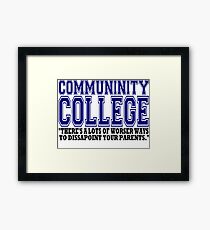 Community College Framed Print