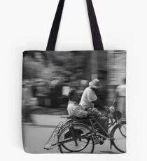 Rickshaw in Myanmar Tote Bag