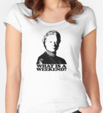 Downton Abbey What Is A Weekend Tshirt Fitted Scoop T-Shirt