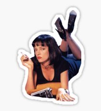Pulp Fiction Mia Wallace Sticker