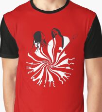 Candy Cane Children (on red) Graphic T-Shirt