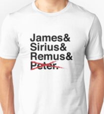 James & Sirius & Remus & X. Unisex T-Shirt