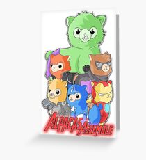 Alpacas Assemble Greeting Card