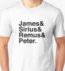 James & Sirius & Remus & Peter. Unisex T-Shirt