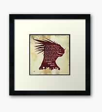 ES: Who are the Argonians? Framed Print