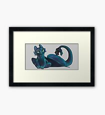 Toothless Framed Print