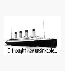 Titanic Photographic Print