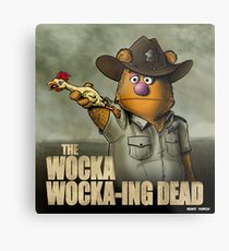 The Wocka Wocka-ing Dead Metal Print