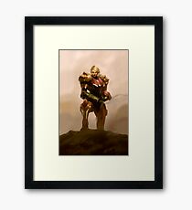 Portrait of a Bounty Hunter Framed Print