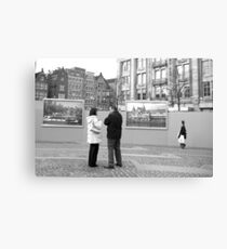Between two windows Canvas Print