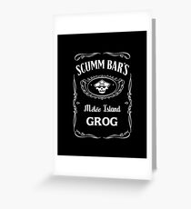 Scumm Bar's GROG Greeting Card