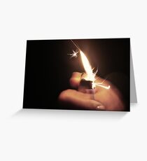 Cant Start A Fire With Out A Spark Greeting Card