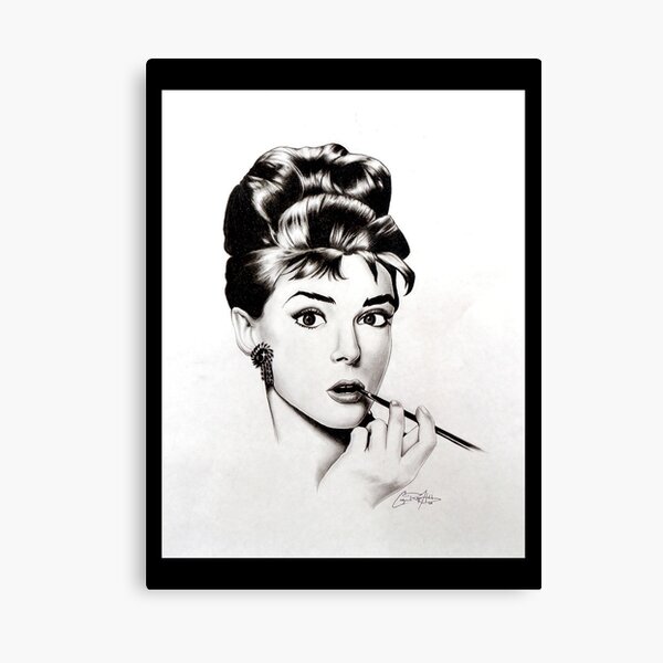Audry Hepburn Canvas Print