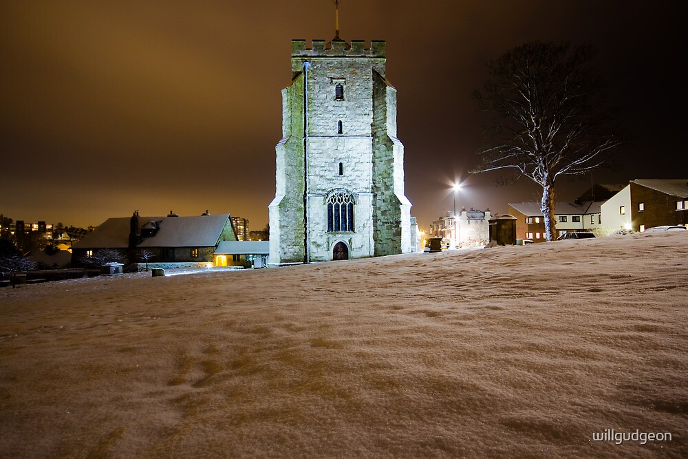 "St Marys Church, Eastbourne, Old Town" by willgudgeon Redbubble