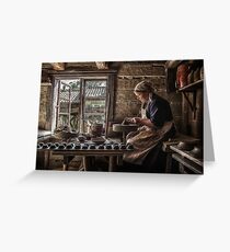 ‎"Story of a potter" Greeting Card