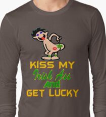 ★ټKiss My Irish Ass and Get Lucky Hilarious Clothing & Stickersټ★ Long Sleeve T-Shirt