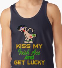 ★ټKiss My Irish Ass and Get Lucky Hilarious Clothing & Stickersټ★ Men's Tank Top