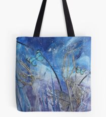 Hide & Seek Wax Butterfly Art Tote Bag