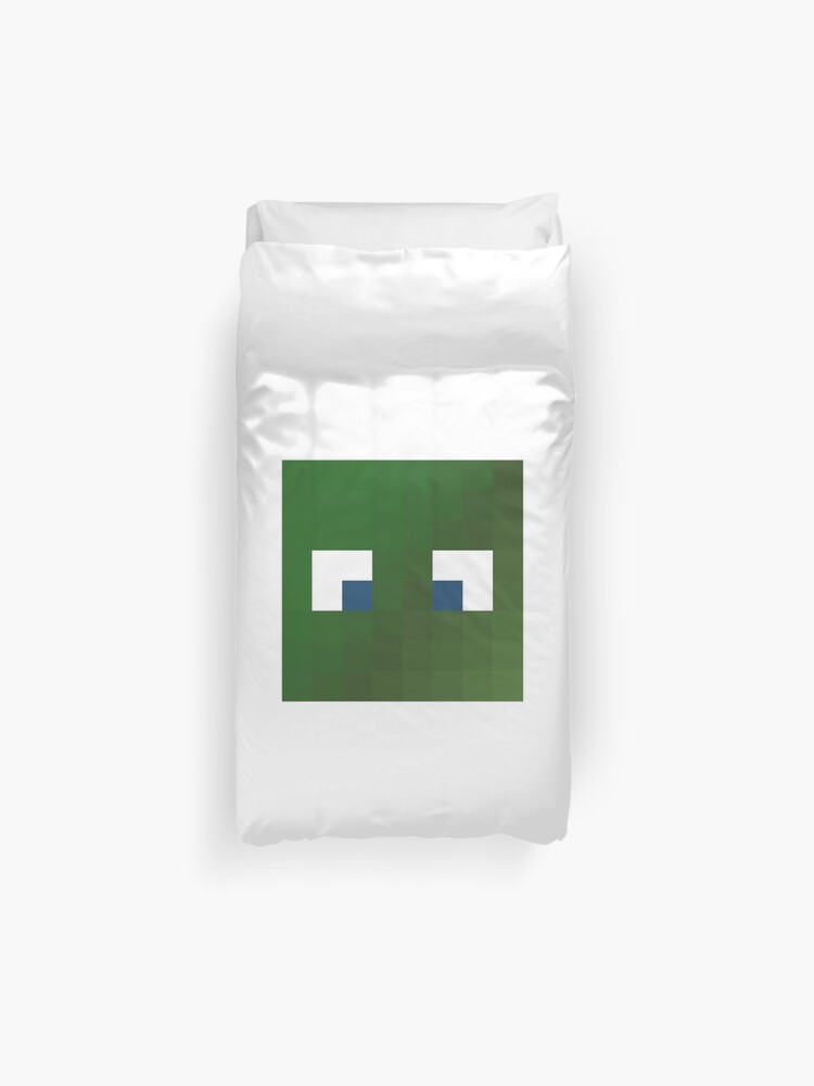 Alsmiffy Minecraft Skin Hatfilms Smith Face Duvet Cover By