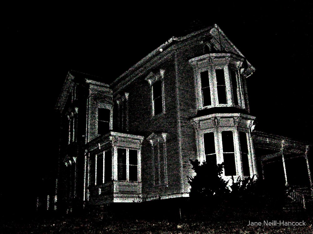 "Haunted House At Waterloo Village, Byram Township NJ, USA" by Jane