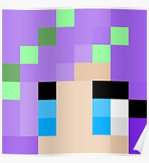 iHasCupquake Minecraft skin Poster
