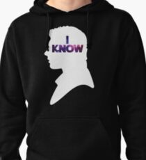 Star Wars Han 'I Know' White Silhouette Couple Tee Pullover Hoodie