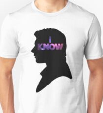 Star Wars Han 'I Know' Black Silhouette Couple Tee Unisex T-Shirt