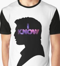 Star Wars Han 'I Know' Black Silhouette Couple Tee Graphic T-Shirt