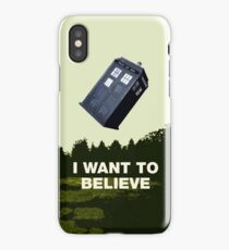i want to believe iPhone Case/Skin