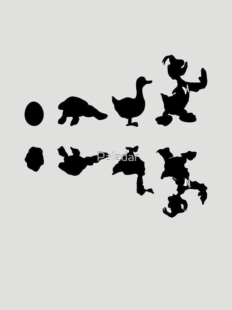 "evolution of donald duck" T-shirt by Paladar | Redbubble